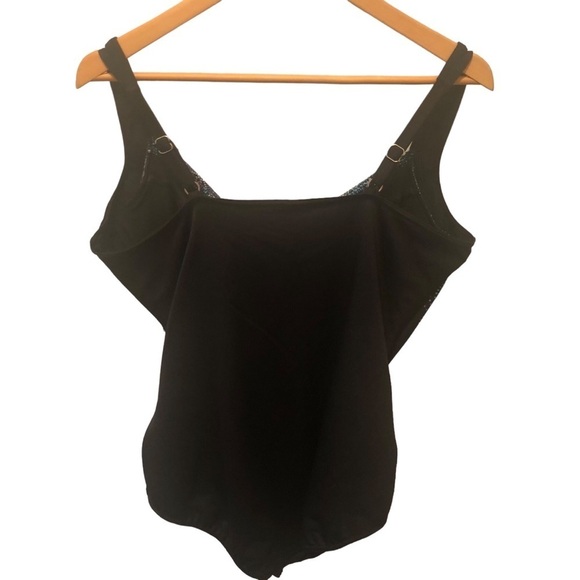 Miraclesuit Rockin Moroccan It’s A Wrap 1 Piece Slimming Underwire Swimsuit 18W - Picture 4 of 5